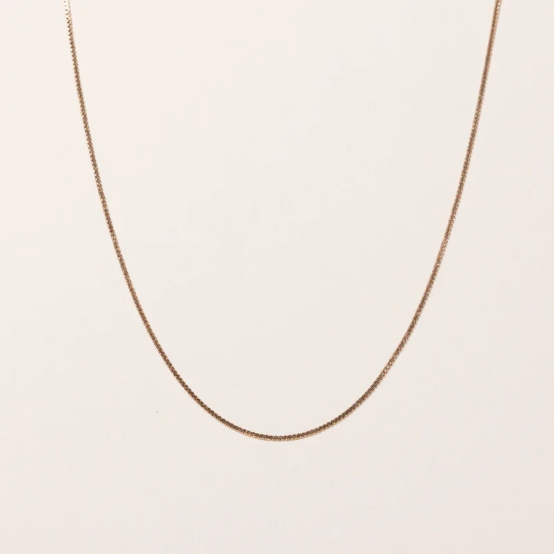 Full crescent necklaces-10k Yellow Gold Chain | 20"