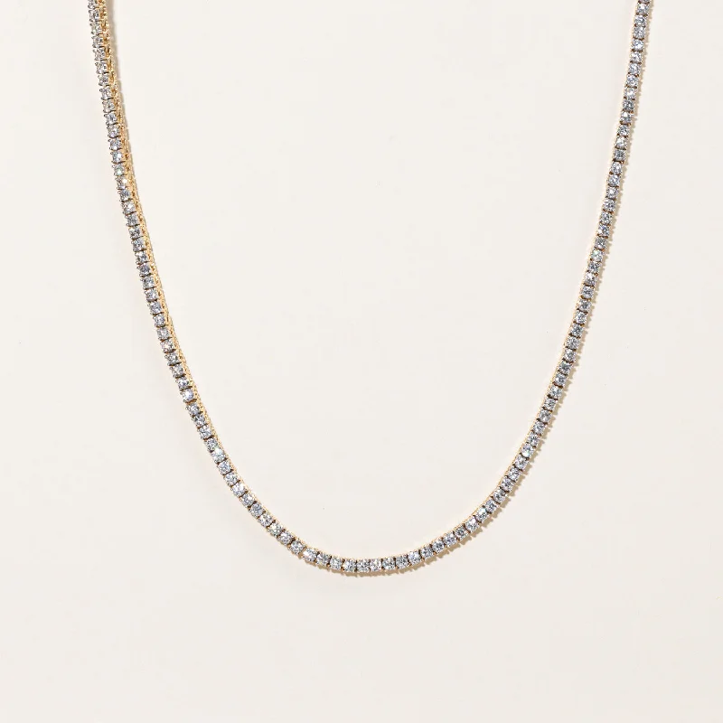 Reed weave necklaces-Diamond Necklace | 11.00ctw | 22" |