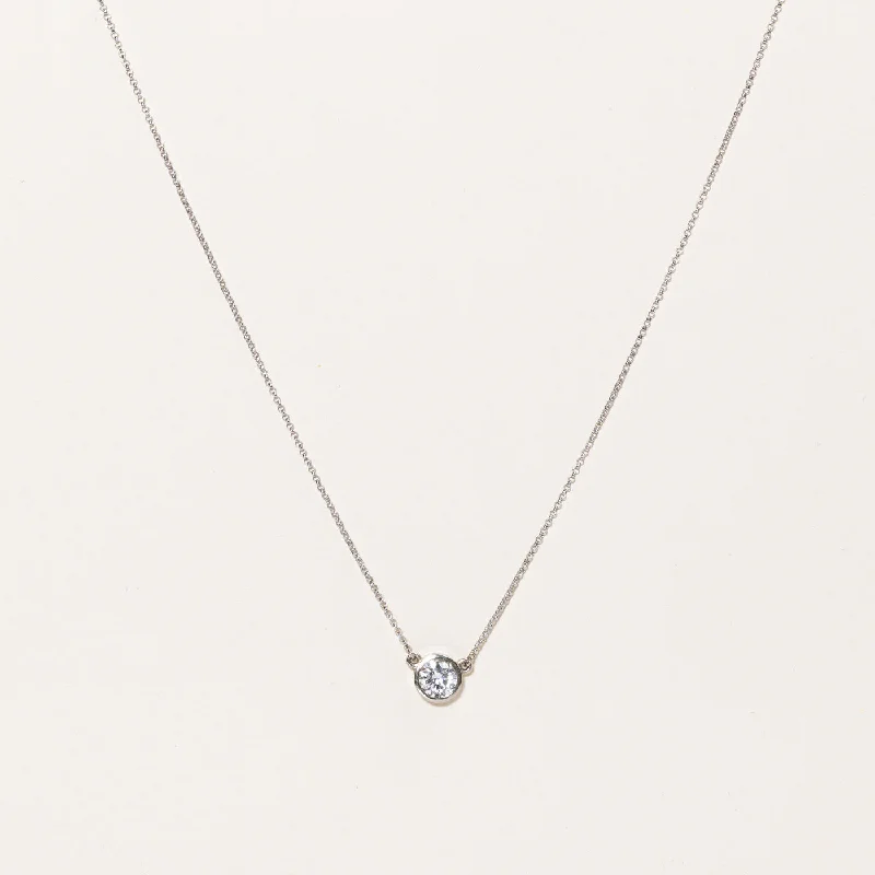 Pure crystal necklaces-100 Ways' Diamond Pendant Necklace | 0.77ct | 18" |