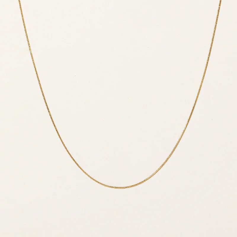 Five-strand necklaces-14k Yellow Gold Snake Chain | 16" |