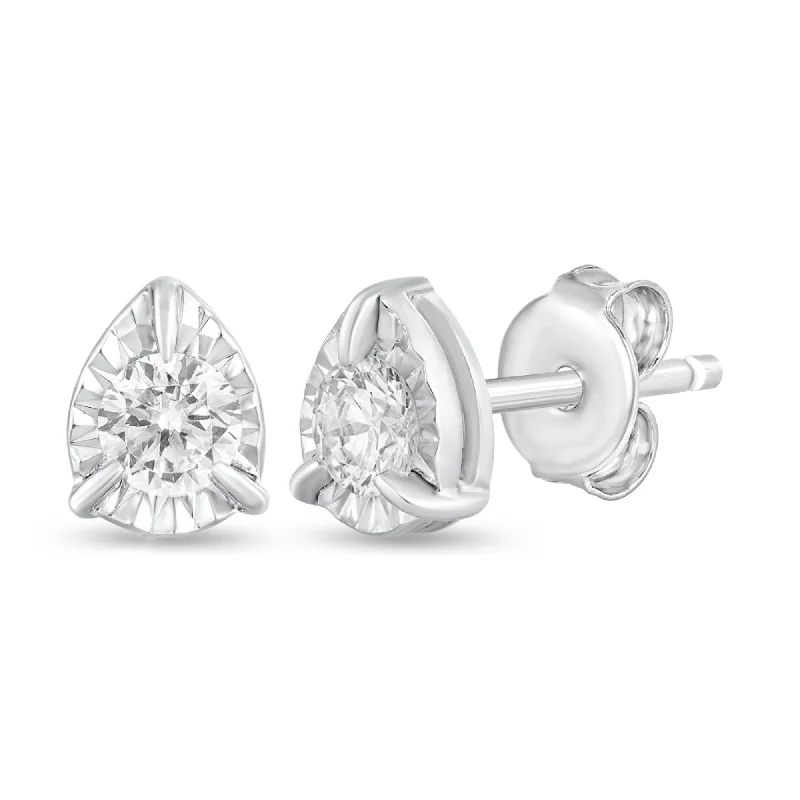 Topaz stud earrings-1/4ctw Diamond Stud Earrings