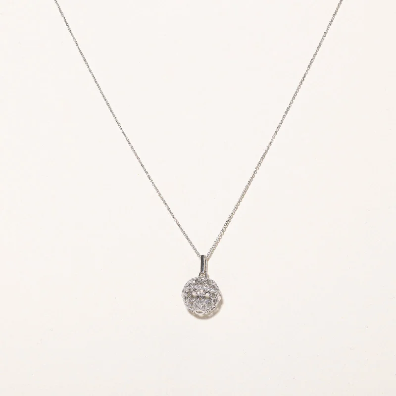 Ruby stone necklaces-Birks' Diamond Necklace | 0.18ctw | 18" |