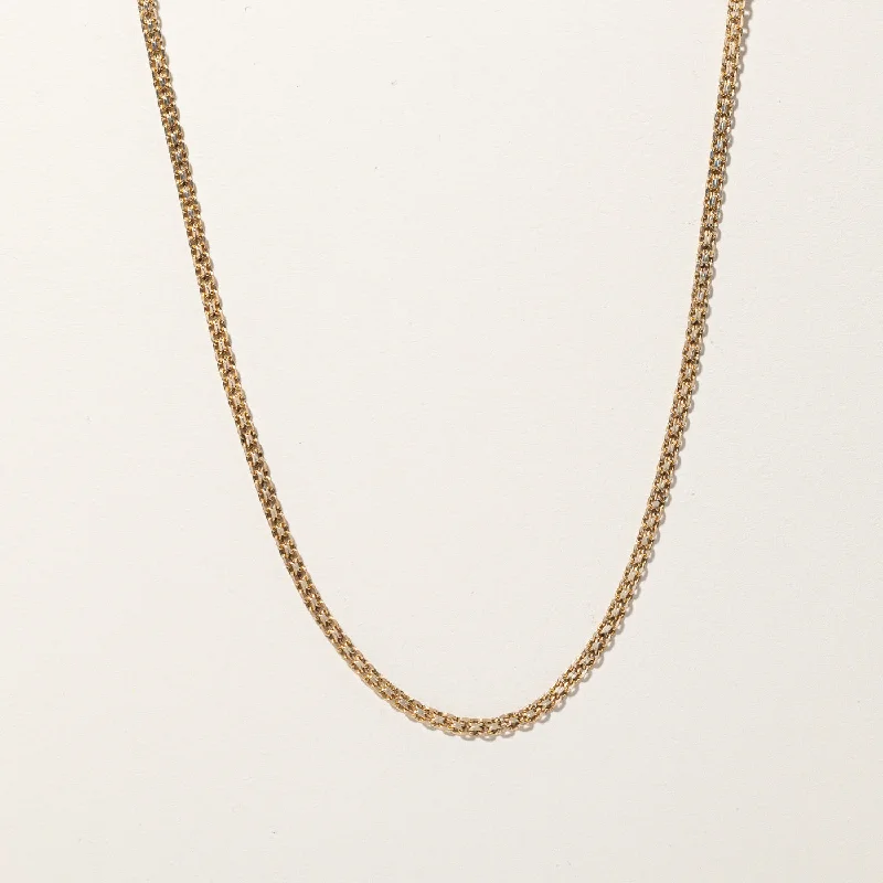 Bold druzy necklaces-Textured Gold Chain | 23"|