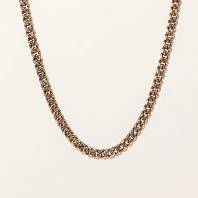 Light filigree necklaces-10k Yellow Gold Cuban Link Chain | 20" |