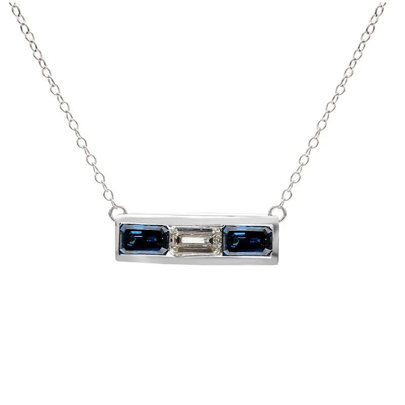 Offset design necklaces-Carmen Necklace - 1/2 Ct. T.W.