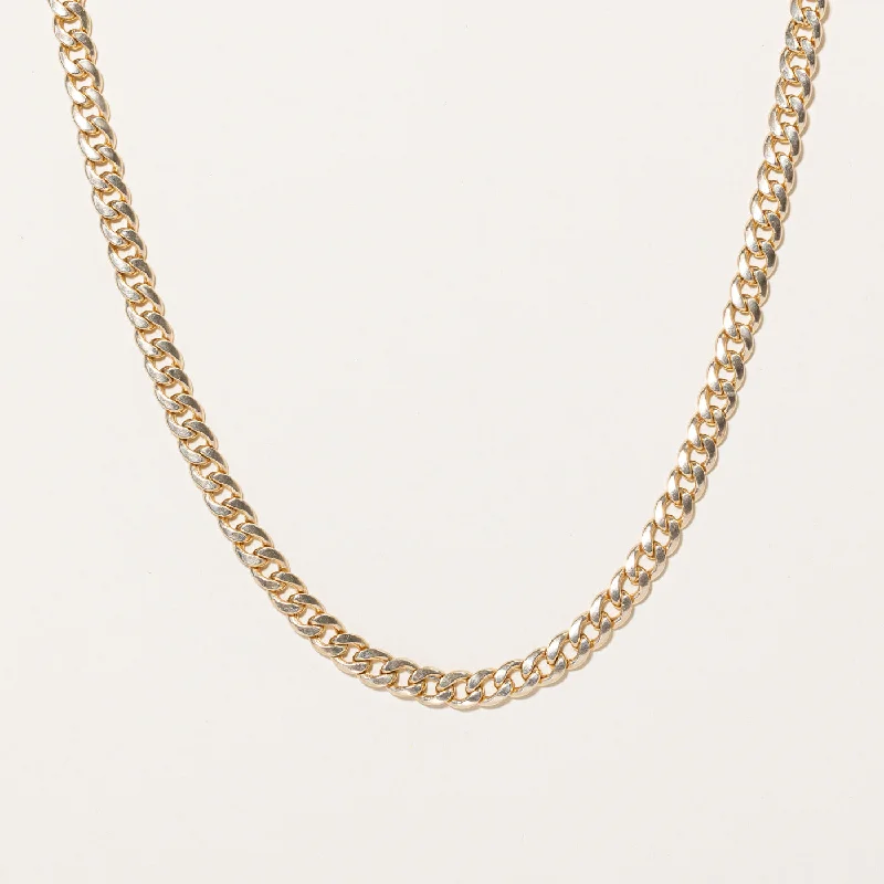 Loop knot necklaces-10k Yellow Gold Cuban Link Chain | 28" |