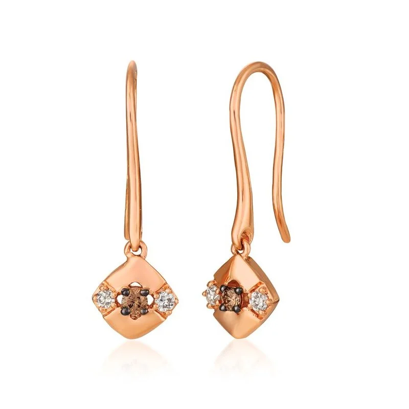 Polished art earrings-Le Vian Chocolate Diamonds®  Earrings