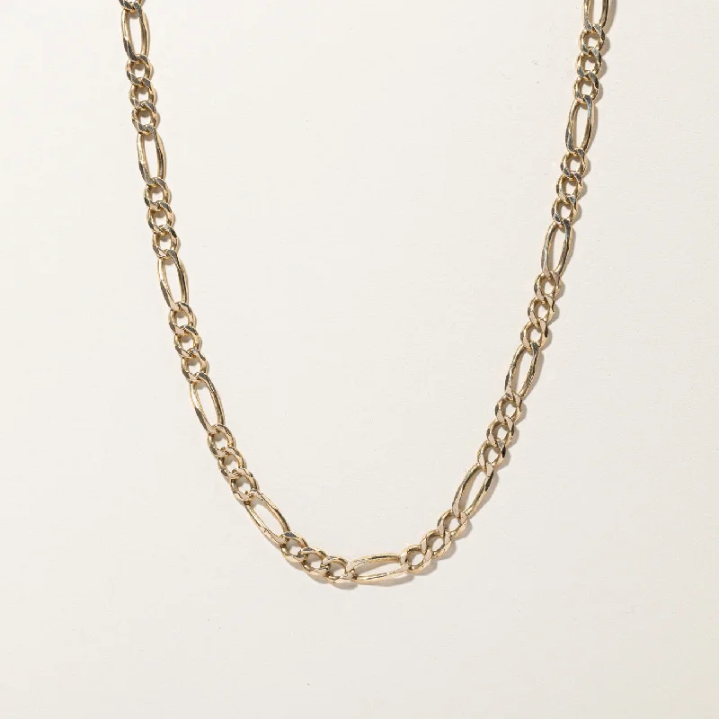 Maple wood necklaces-Figaro Link Chain | 22"|