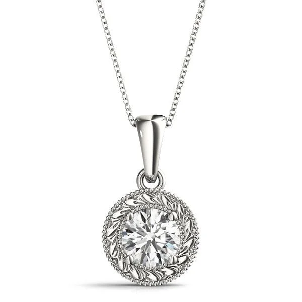 Smooth design necklaces-Alisa Necklace 1/2Ct