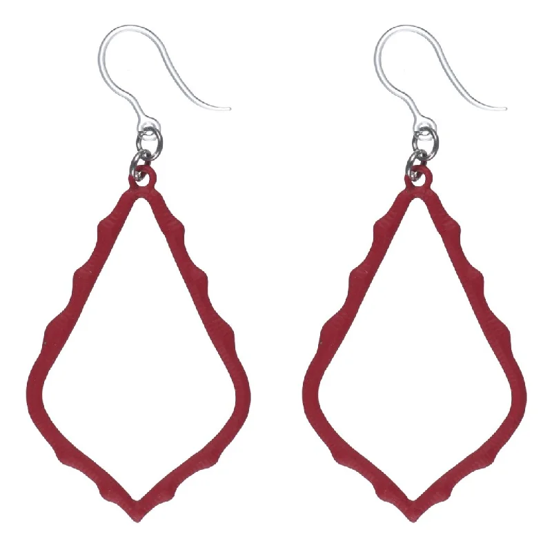 Medium Chandelier Dangles Hypoallergenic Earrings for Sensitive Ears Made with Plastic Posts