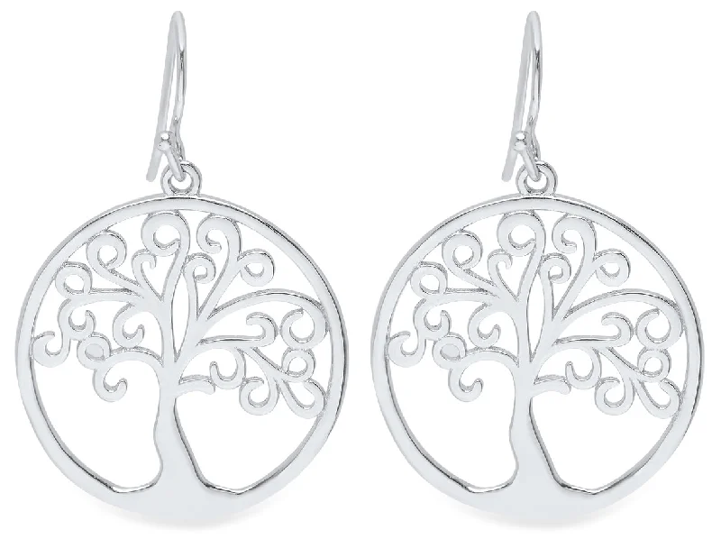 Reed style earrings-Tree of Life Earrings