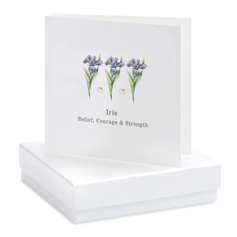 Sterling Silver Stud Earrings on Boxed Card - Perfect for Gifting