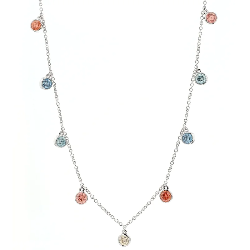 Family birthstone necklaces-Katalina Necklace - 3.00 Ct. T.W.