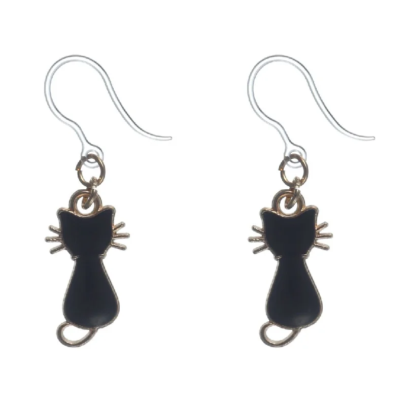 Pretty Kitty Dangles Hypoallergenic Earrings for Sensitive Ears Made with Plastic Posts