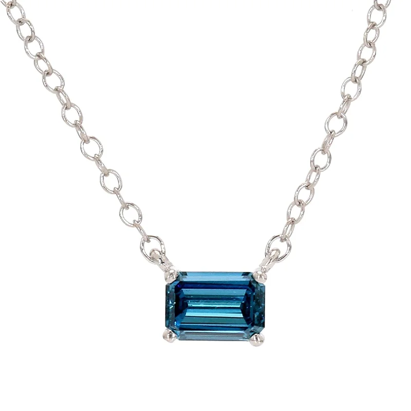 Wide link necklaces-Mia Necklace - 1/3 Ct.