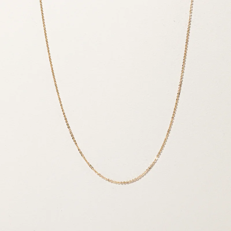 Cebu style necklaces-Rolo Link Chain | 18"|