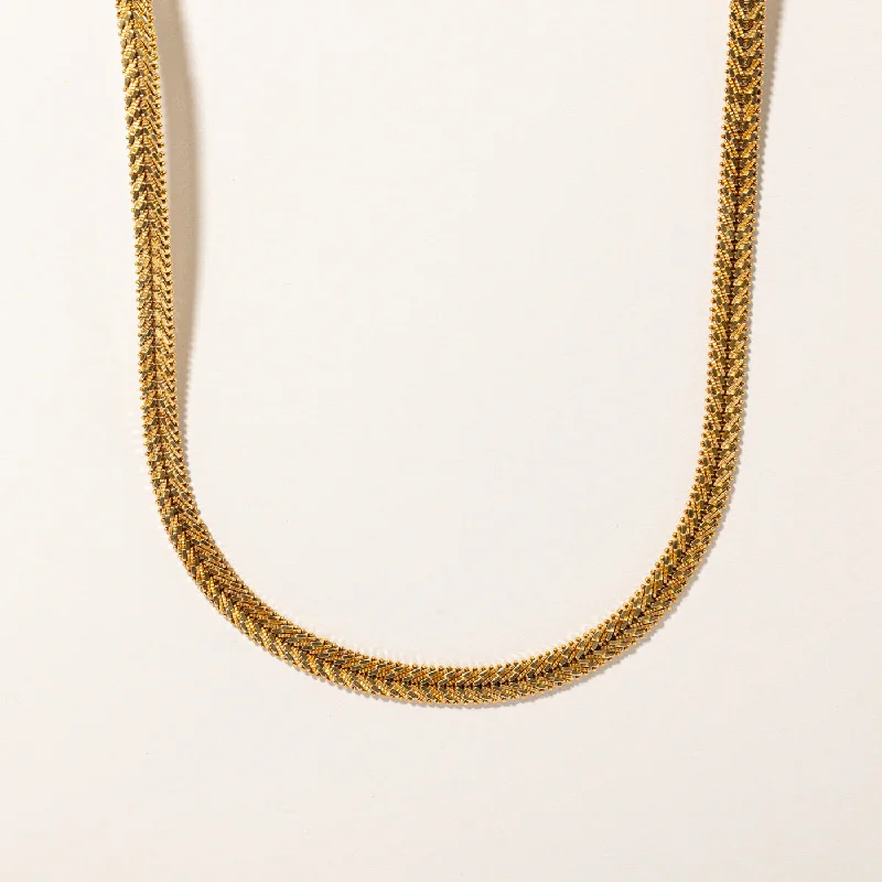 Agate stone necklaces-18k Yellow Gold Necklace | 17" |