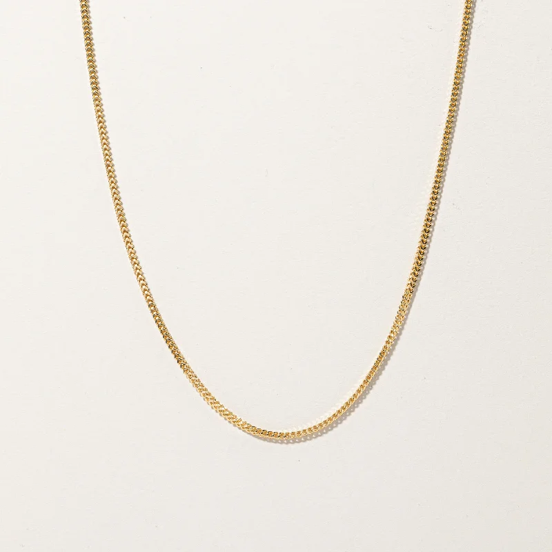 Fused metal necklaces-Gold Wheat Chain | 19"|