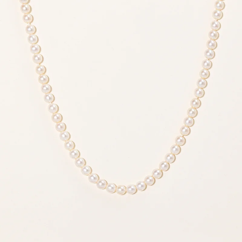 Silk choker necklaces-Tiffany & Co' Pearl Necklace | 16" |