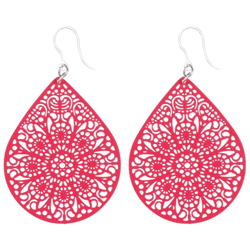 Joyful Tear Dangles Hypoallergenic Earrings for Sensitive Ears Made with Plastic Posts