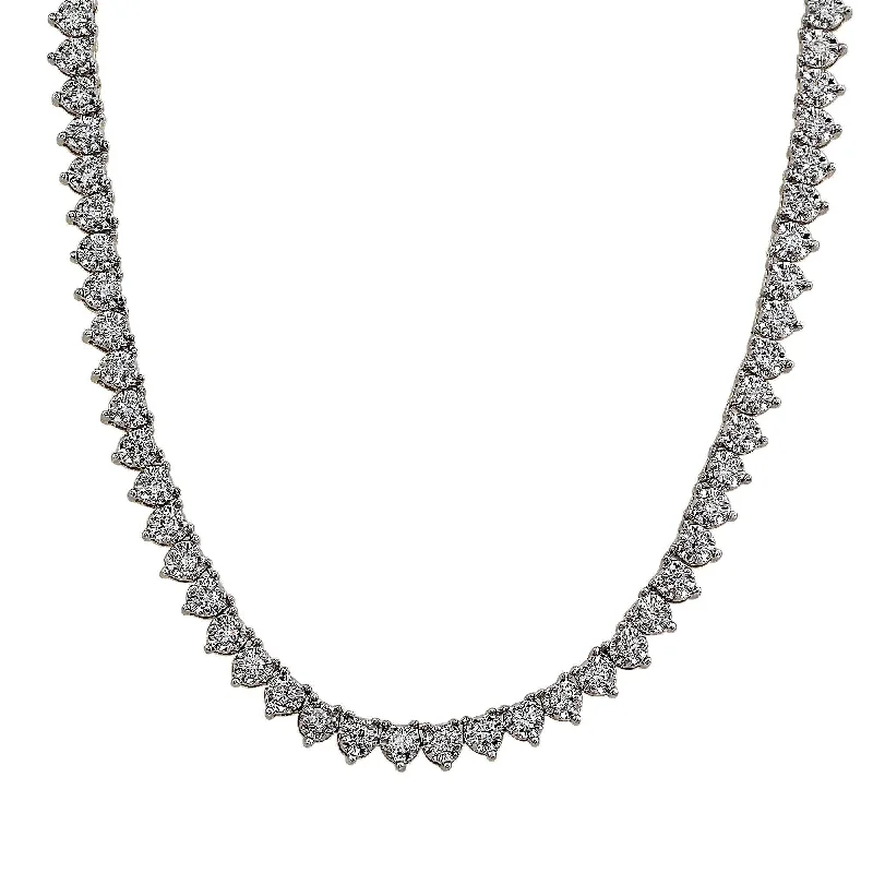 Cord weave necklaces-Tiffany Necklace - 6.00 Ct. T.W.