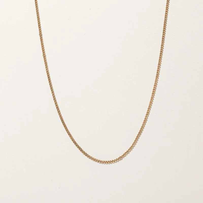 Bow knot necklaces-Curb Link Chain | 32"|