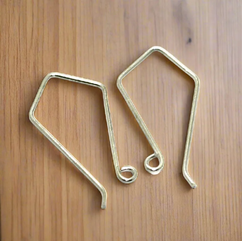 35x17mm Brass Earring Hooks