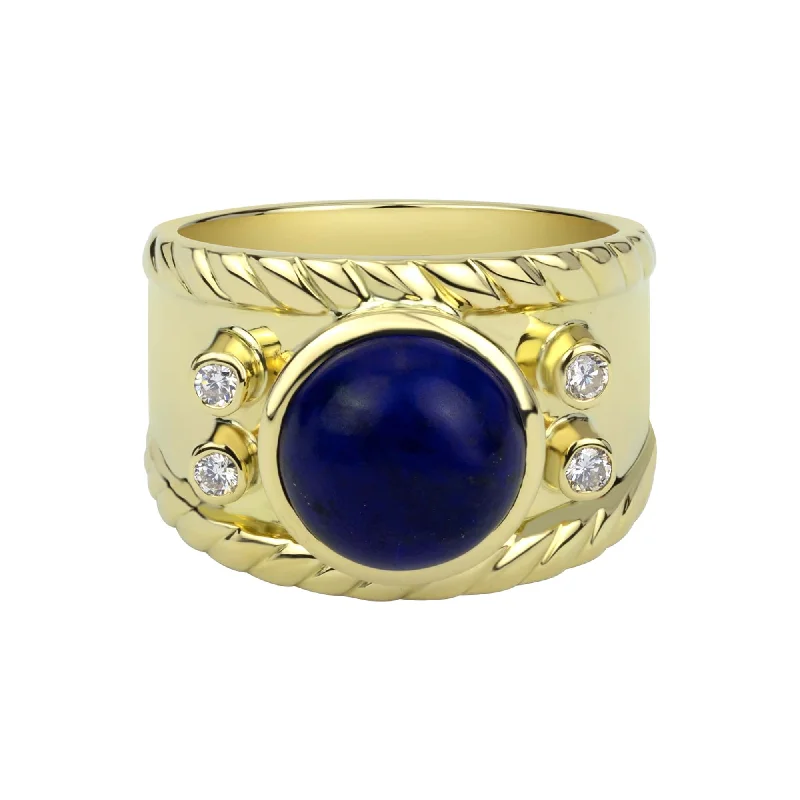 Ring - Lapis Lazuli And Diamond (2333B)