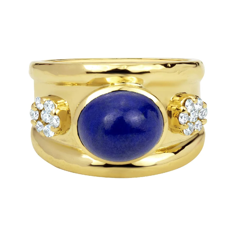 Ring - Lapis Lazulli And Diamond (2329F)