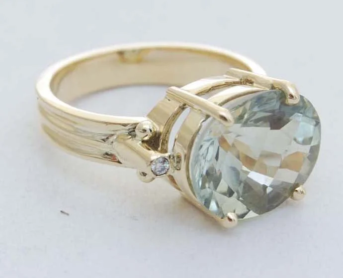 Repair - Ring - Green Quartz & Diamond (1749K)