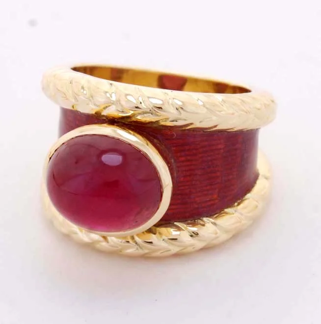 Repair - Ring - Rubellite (Enamel) (1850B)