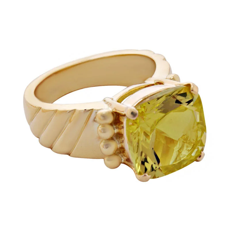 Ring- Lemon Quartz (1850J)