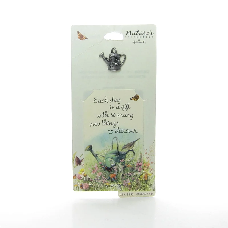 Marjolein Bastin Watering Can Pin & Miniature Plastic Card