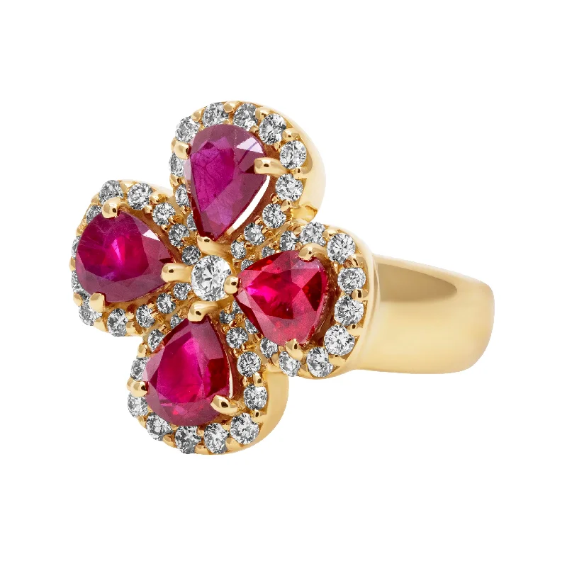 Ring - Ruby And Diamond (2383C)