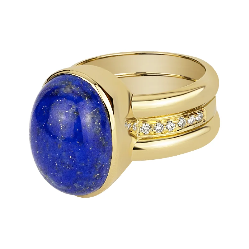 Ring - Lapis Lazuli And Diamond (1836N)