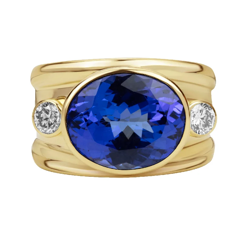 Ring - Tanzanite And Diamond