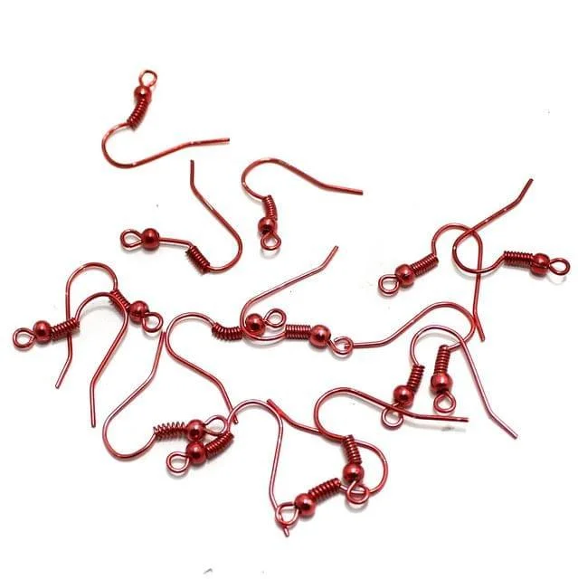 100 Pcs, Colored Earring Hooks