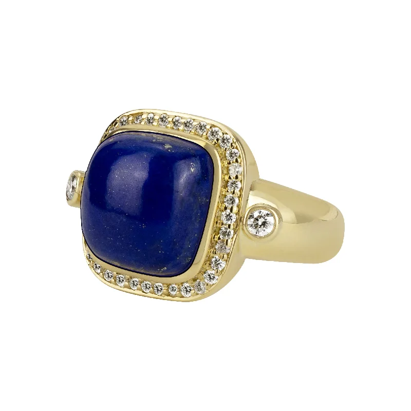 Ring - Lapis Lazuli And Diamond (2344C)