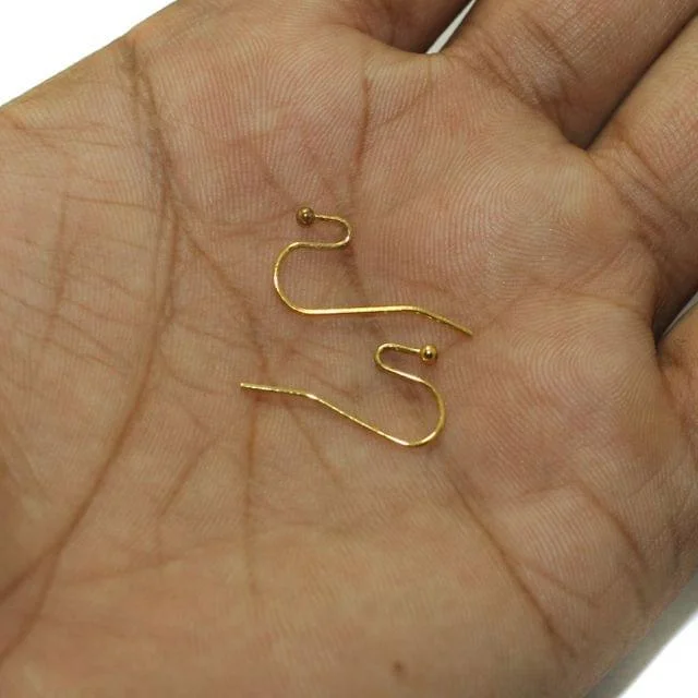 Earring Hooks Gold