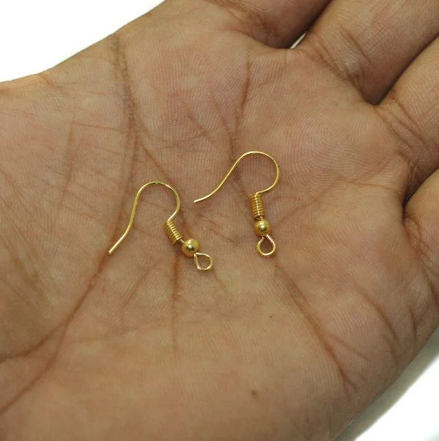 50 Pairs, 20x7mm Finish Earring Hooks