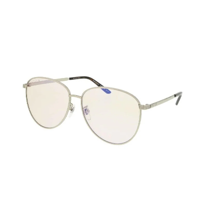 Old analog watches-Gucci Unisex Sunglasses Spring Summer 2021 Silver Yellow NXT Lens NXT Lens Photocromatic GG0945SA 005