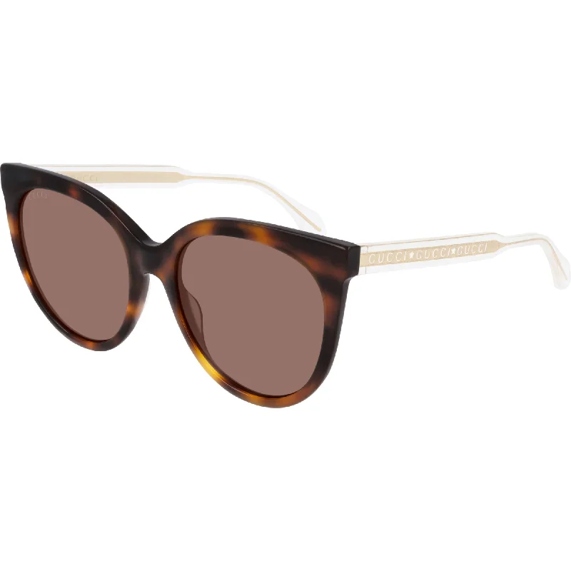 Neon color watches-Gucci Women'S Sunglasses Fall Winter 2019 Havana Brown Nylon Nylon GG0565S 002