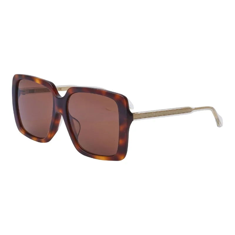 Fine metal watches-Gucci Women'S Sunglasses Fall Winter 2019 Havana Brown Nylon Nylon GG0567SA 002