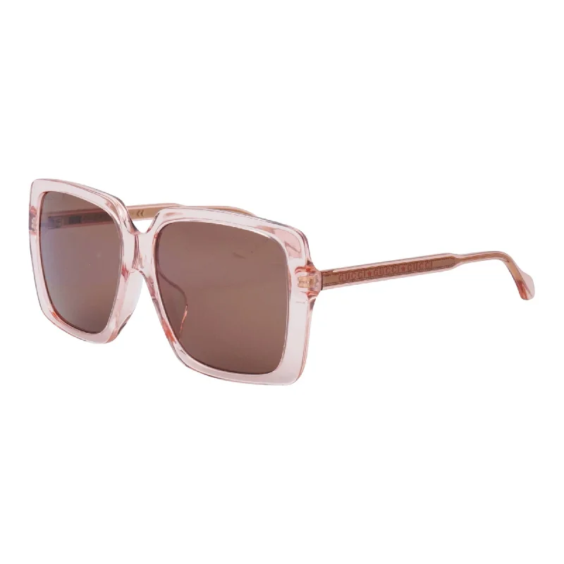 Carved dial watches-Gucci Women'S Sunglasses Fall Winter 2019 Pink Brown Nylon Nylon GG0567SA 004