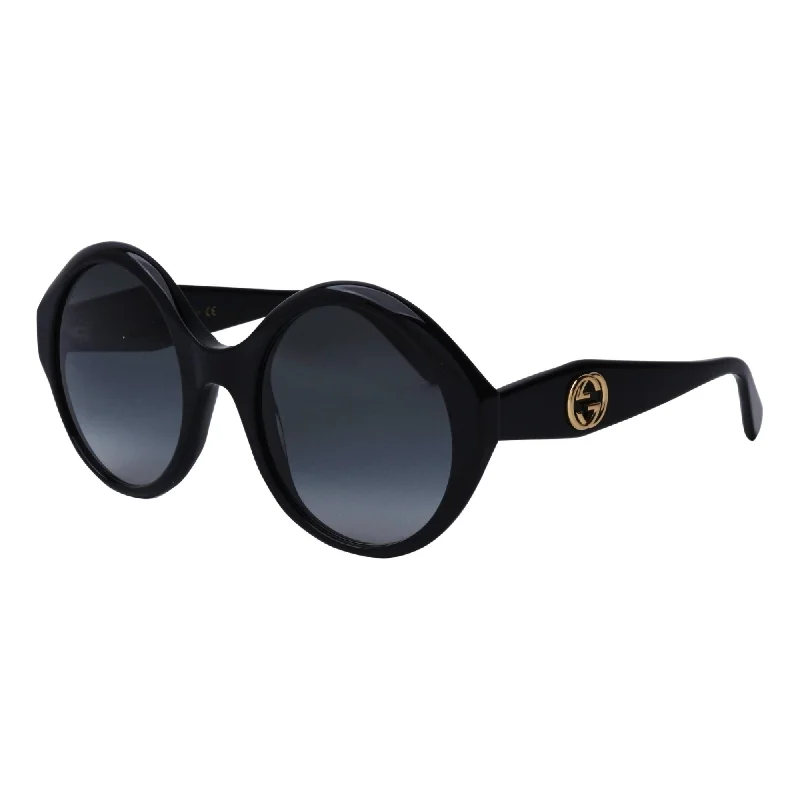 Petal bezel watches-Gucci Women's Sunglasses Fall Winter 2020 Black Grey Nylon Nylon Gradient GG0797S 001