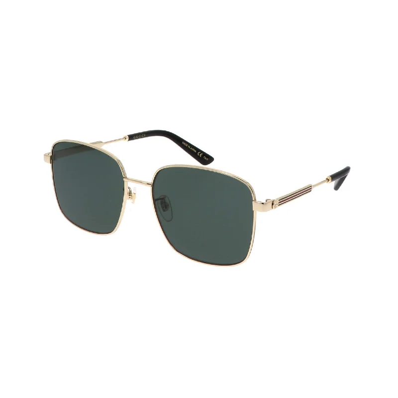 Pure quartz watches-Gucci Women's Sunglasses Fall Winter 2020 Gold Green Nylon Nylon GG0852SK 001