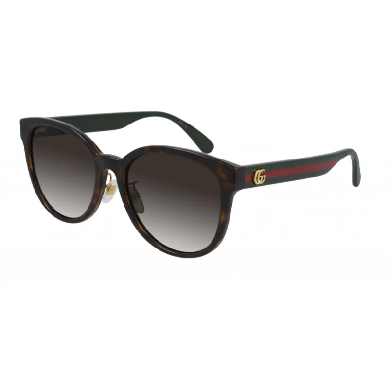 Fine analog watches-Gucci Women's Sunglasses Fall Winter 2020 Havana Brown Nylon Nylon Gradient GG0854SK 003