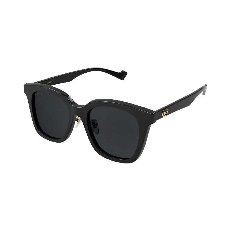 Shiny gold watches-Gucci Women's Sunglasses Fall Winter Black Grey Nylon Nylon GG1000SK 001