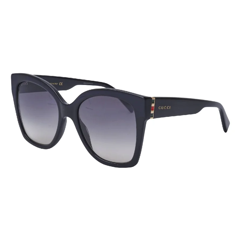 Elite sleek watches-Gucci Women's Sunglasses Spring Summer 2019 Black Grey Nylon Nylon Gradient GG0459S 001