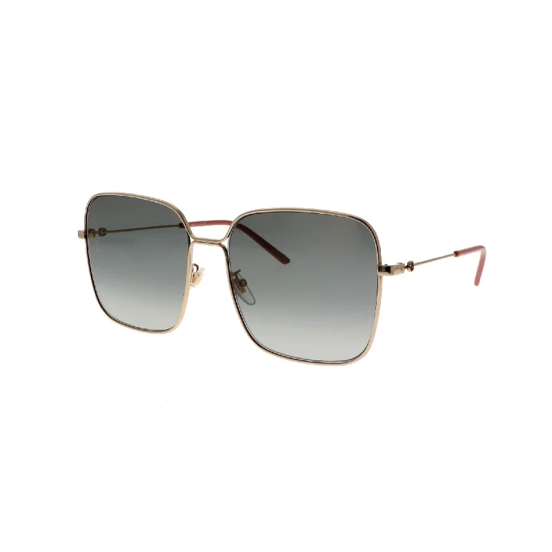 Wide black watches-Gucci Women's Sunglasses Spring Summer 2019 Gold Grey  Nylon Nylon Gradient GG0443S 001